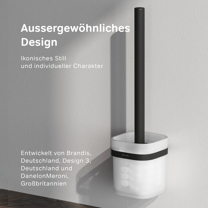 A8F33322 Toilettenbürste Func WC-Bürstenhalter, Schwarz ampm-store.de