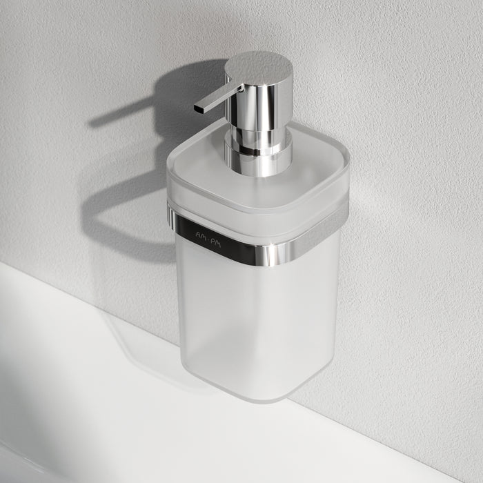 A8F36900 Seifenspender Func Flüssigseifenspender aus Glas mit Wandhalterung ampm-store.de