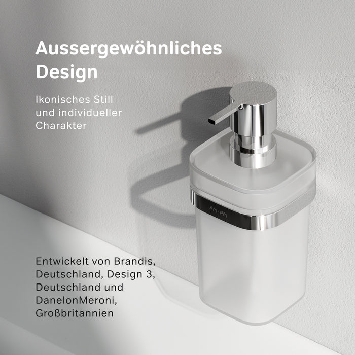 A8F36900 Seifenspender Func Flüssigseifenspender aus Glas mit Wandhalterung ampm-store.de