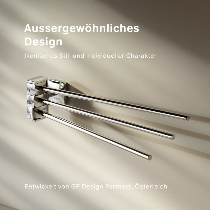AGA32700 Dreifacher Handtuchhalter Gem Handtuchstange ampm-store.de