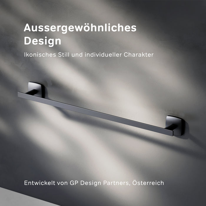 AGA346422 Handtuchhalter Gem Handtuchstange, Schwarz ampm-store.de