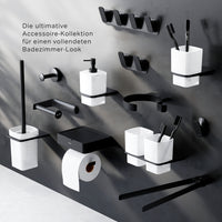 AIB34422 Handtuchring Inspire V2.0 Handtuchstange, Schwarz ampm-store.de