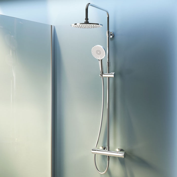 F07XA400 Duschsystem mit Thermostat Duscharmatur X-Joy Regendusche set Duschsäule ampm-store.de