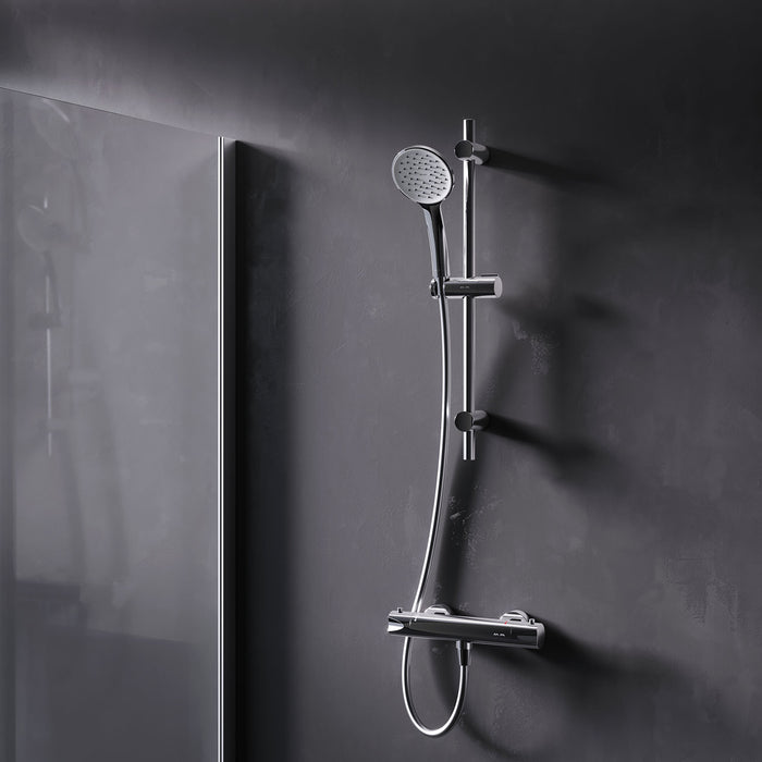 F408TA46 Hit Armaturen-Set: Thermostat Duscharmatur und Duschset ampm-store.de