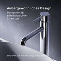 FPA92200 Bad Armatur Spike Waschtischarmatur Hoch mit Klick-Ablaufgarnitur Wasserhahn ampm-store.de