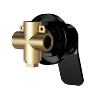 FXA65022 Duscharmatur Unterputz X-Joy Brausearmatur Mischbatterie Dusche, Schwarz ampm-store.de