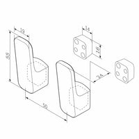 A8F35600 Handtuchhaken Func Doppelhaken für Handtücher Wandhaken ampm-store.de