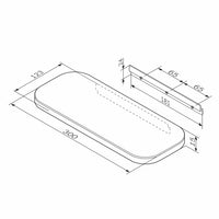 A8F37600 Duschregal mit Wandhalterung Func Duschablage ampm-store.de