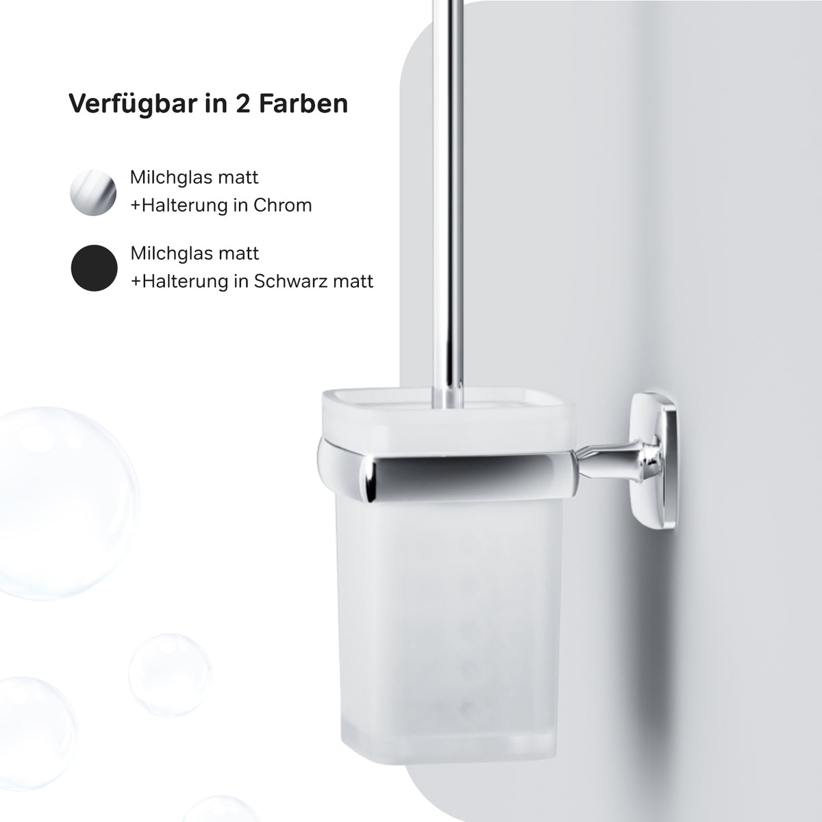 AGA33400 Toilettenbürste Gem WC-Bürstenhalter, universell ampm-store.de