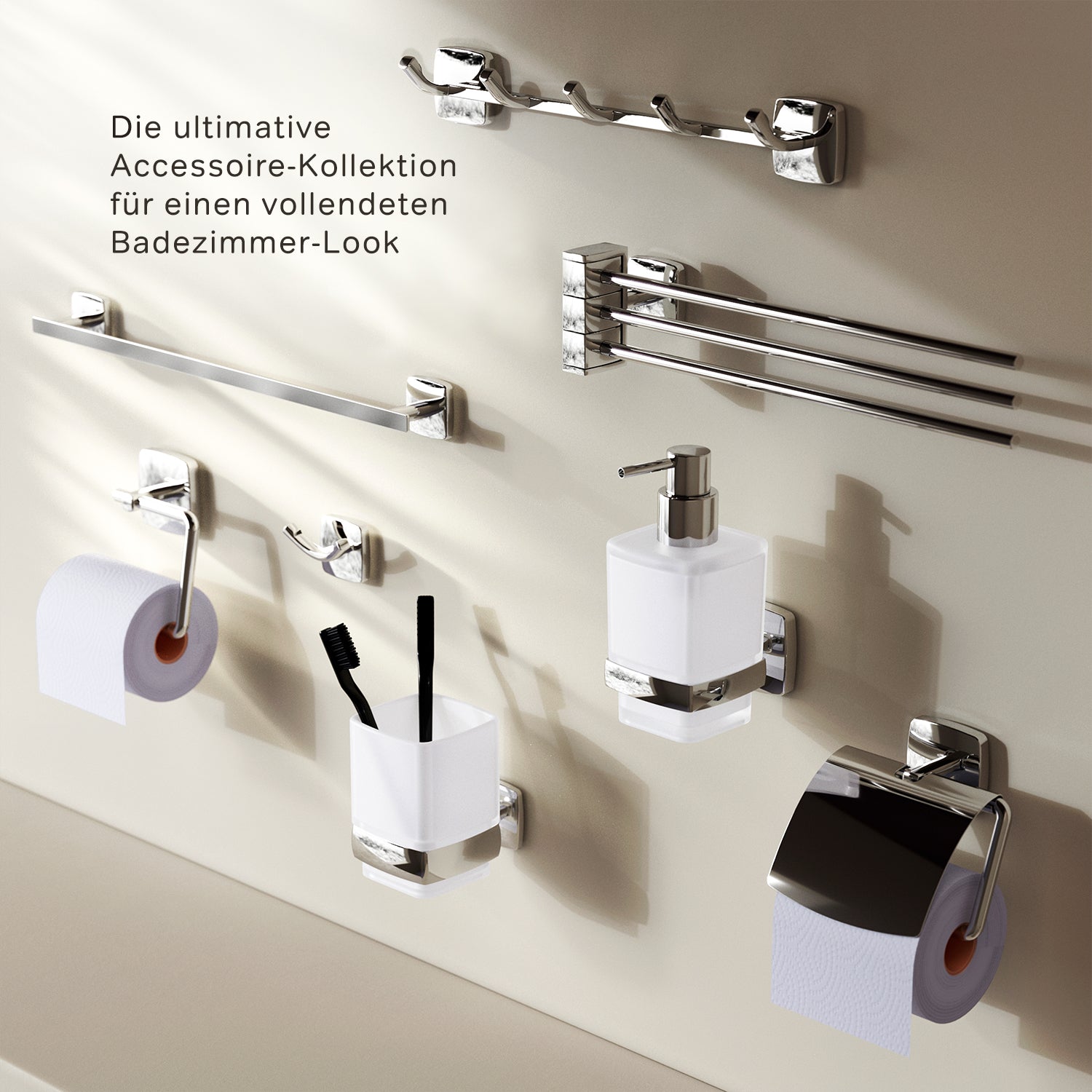AGA35900 Handtuchhaken Gem Handtuchhaken-Set Wandhaken ampm-store.de