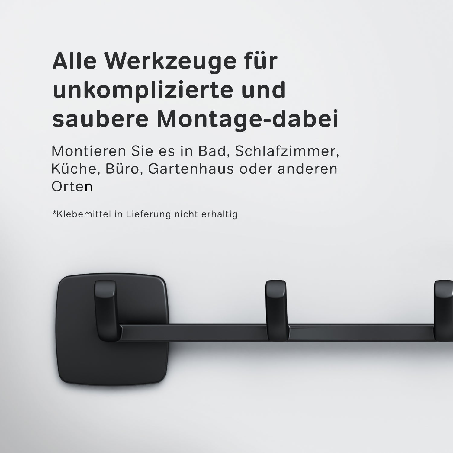 AGA35922 Gem Handtuchhaken-Set, schwarz | Online Store von AM.PM