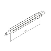 AIB32600 Doppelter Handtuchhalter Inspire V2.0 Handtuchstange ampm-store.de