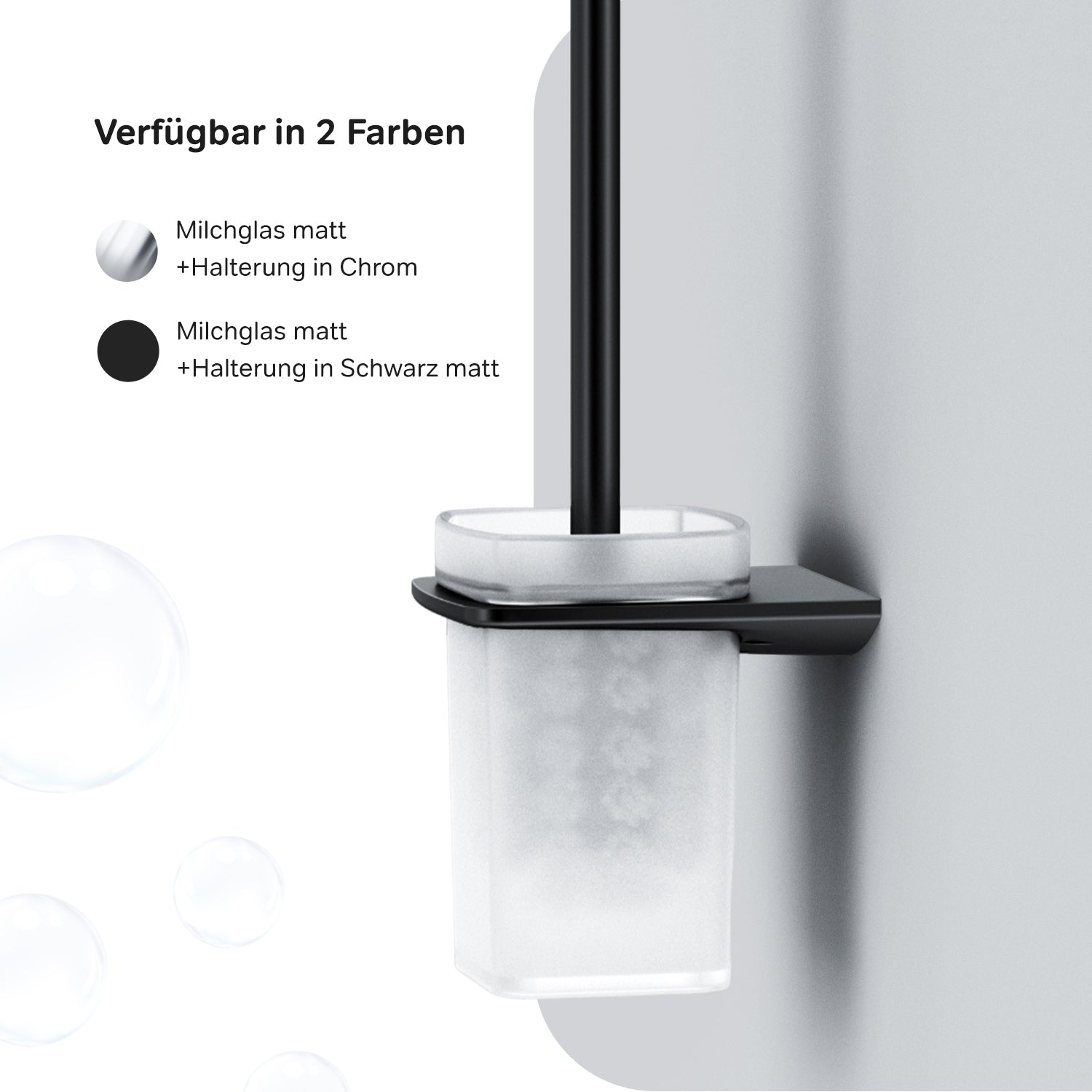 AIB33422 Inspire V2.0 Toilettenbürstenständer, hängend, schwarz | Online Store von AM.PM