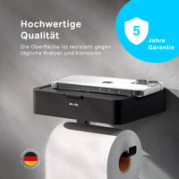 AIB341522 Inspire V2.0 Toilettenpapierhalter mit Box, schwarz | Online Store von AM.PM