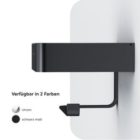 AIB341522 Toilettenpapierhalter Inspire V2.0 Klorollenhalter mit Box, Schwarz ampm-store.de