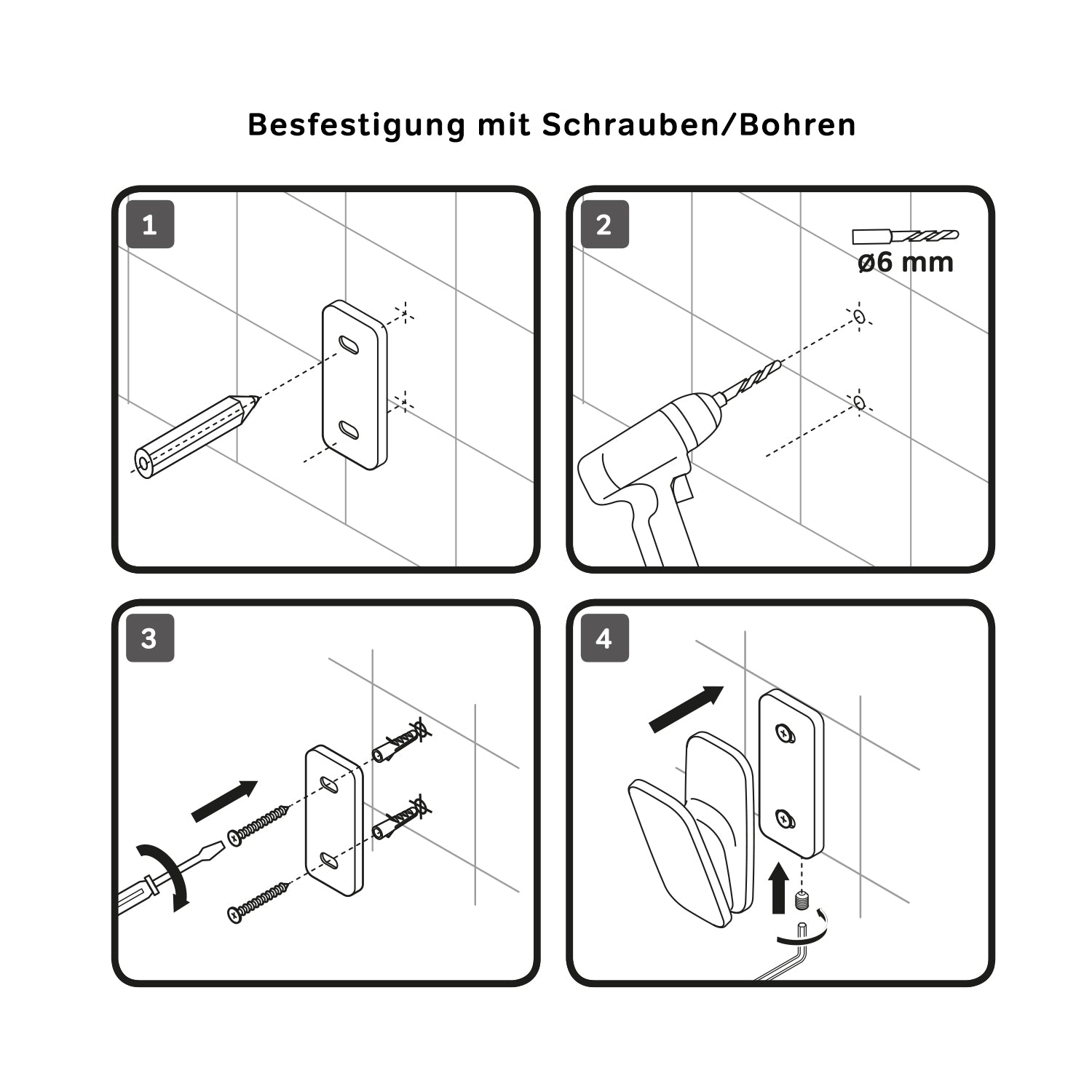 AIB35522 Inspire V2.0 Haken für Handtücher, schwarz | Online Store von AM.PM