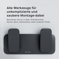 AIB35622 Handtuchhaken Inspire V2.0 Doppelhaken für Handtücher Wandhaken, Schwarz ampm-store.de