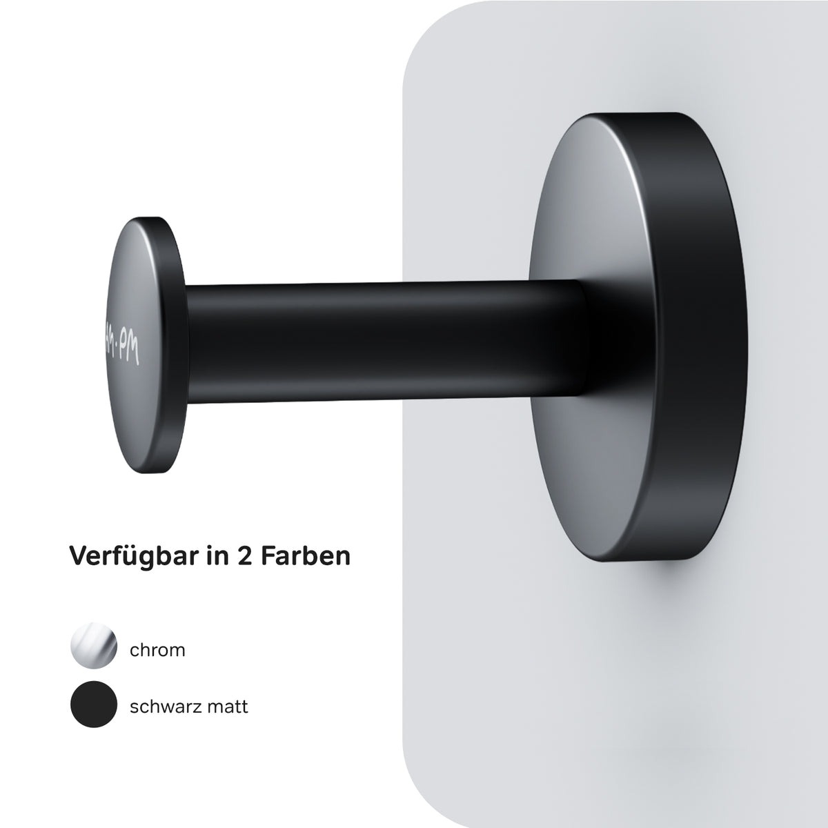 AIB35822 Handtuchhaken Inspire V2.0 Haken für Handtücher Kleiderhaken, Schwarz ampm-store.de