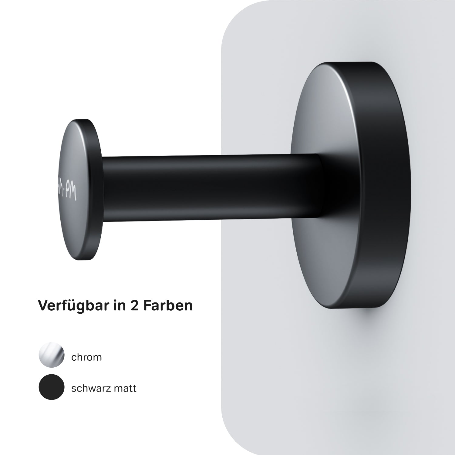 AIB35822 Handtuchhaken Inspire V2.0 Haken für Handtücher Kleiderhaken, Schwarz ampm-store.de