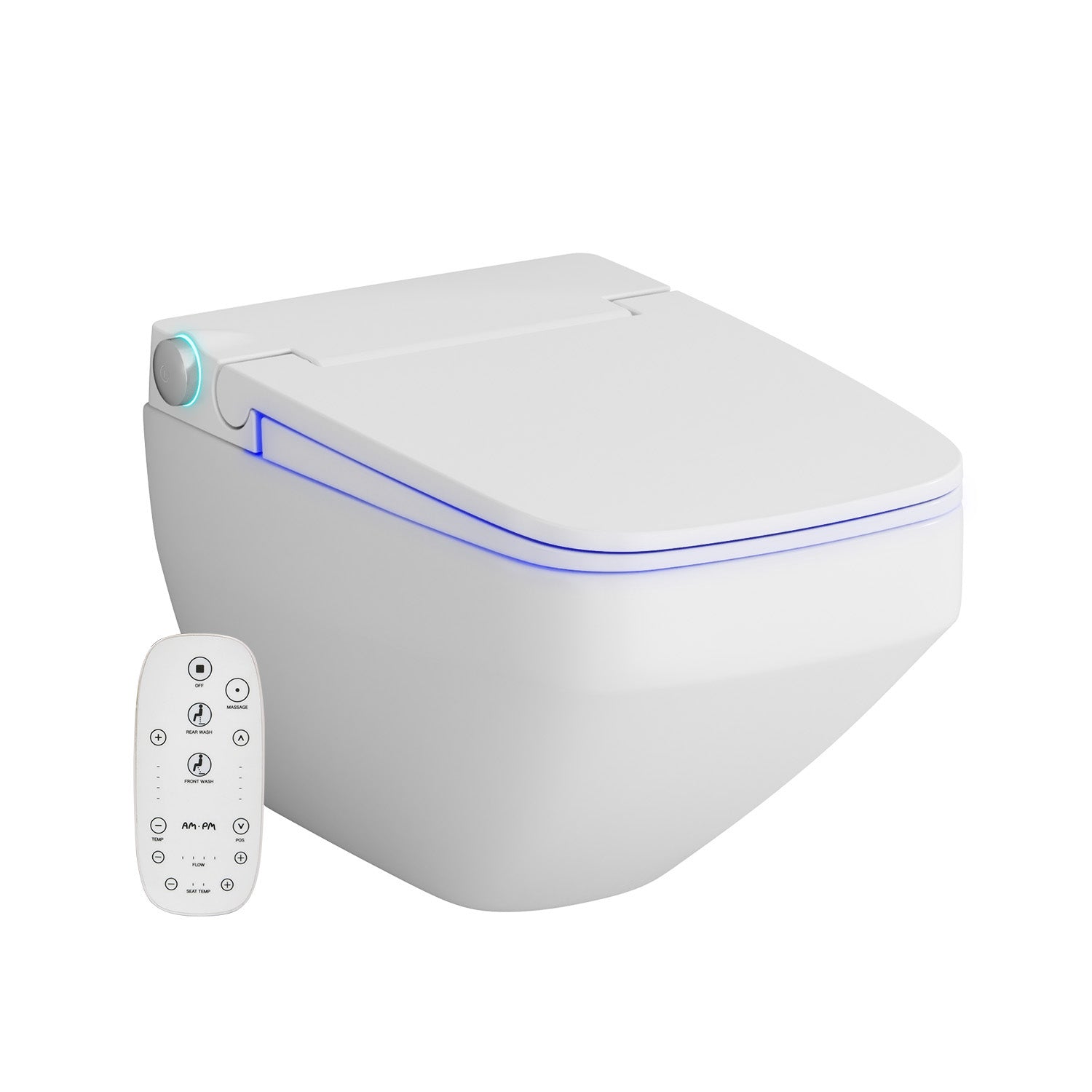 CCCPA1700SC Inspire V2.0 FlashClean Wand-WC spülrandlos mit TouchReel elektronischem E-Sitz, Sitzheizung und Beleuchtung