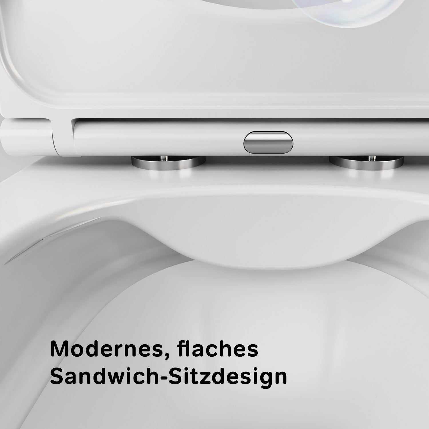 IIS90251.FA1700 Set: Wand-WC + Vorwandelement + Drückerplatte ampm-store.de
