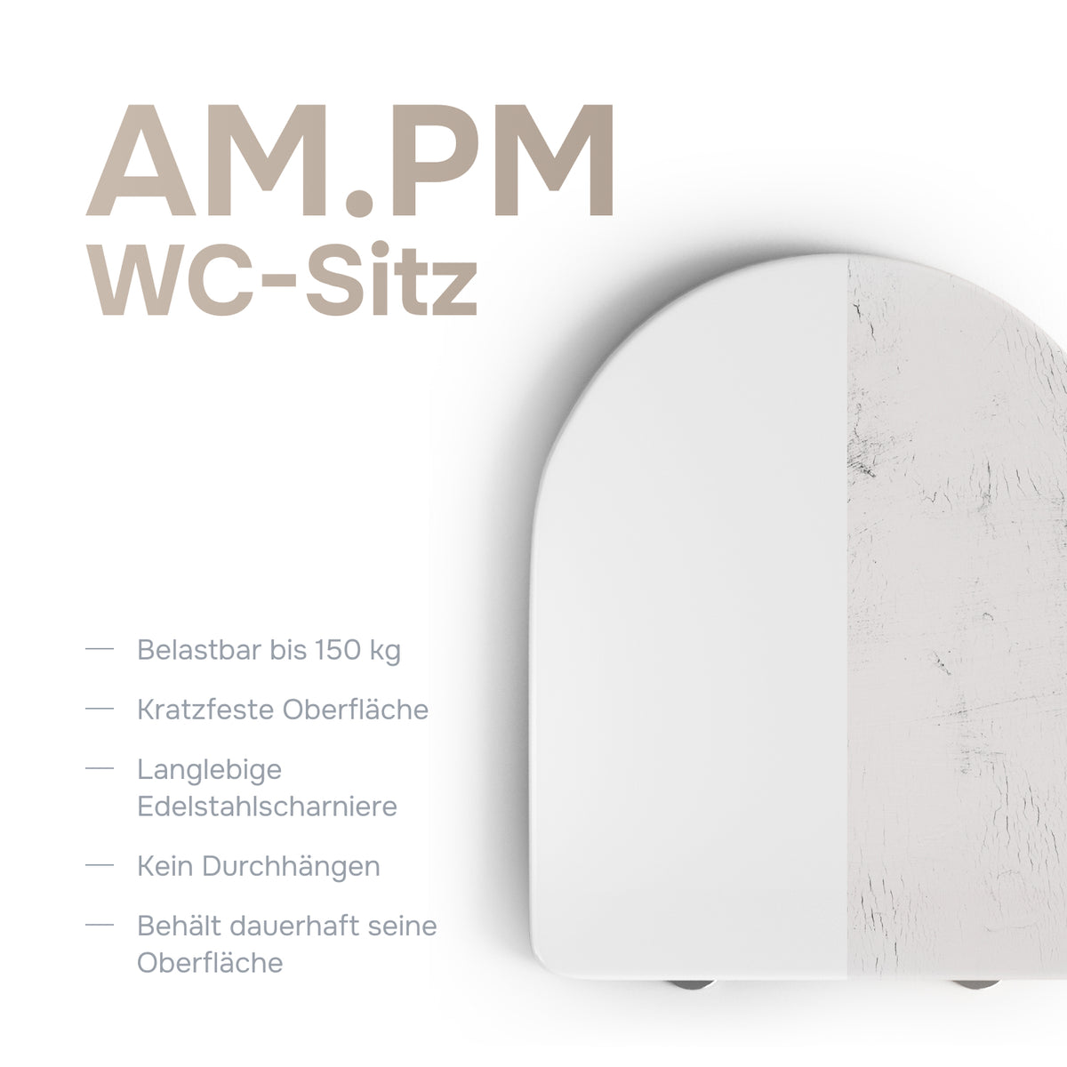 Wand-WC Gem AquaSpin spülrandlos mit WC-Sitz – CGA1901PSC