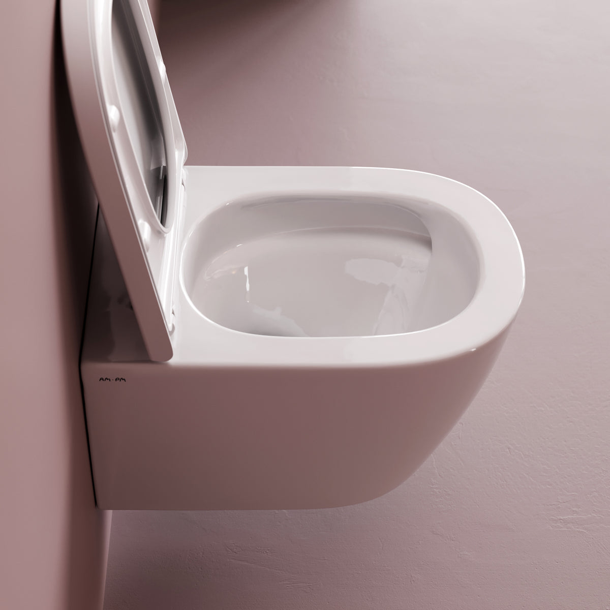Toilettes suspendues sans bride Libre AquaSpin avec abattant–CLB1900PSC