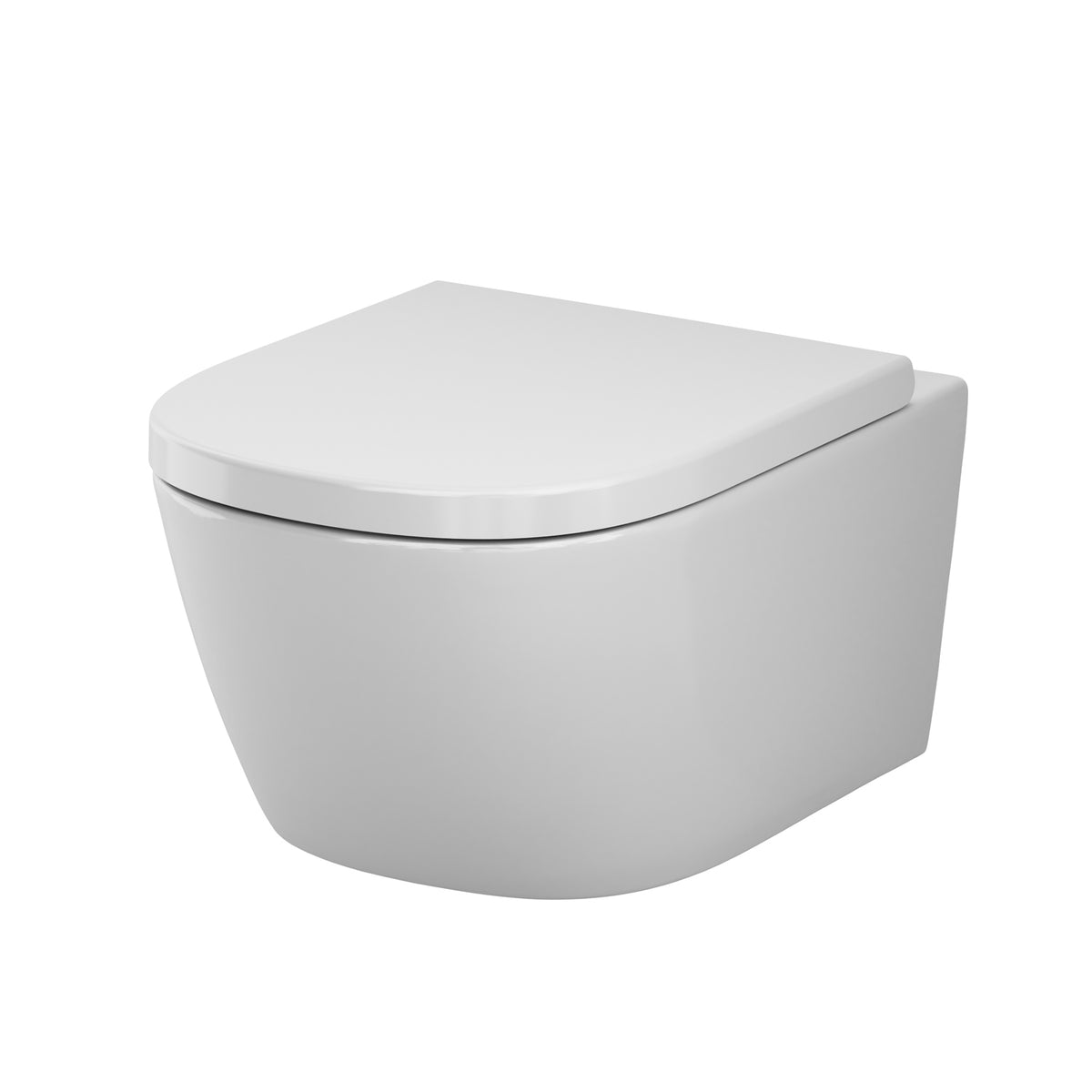 Toilettes suspendues sans bride Libre AquaSpin avec abattant–CLB1900PSC