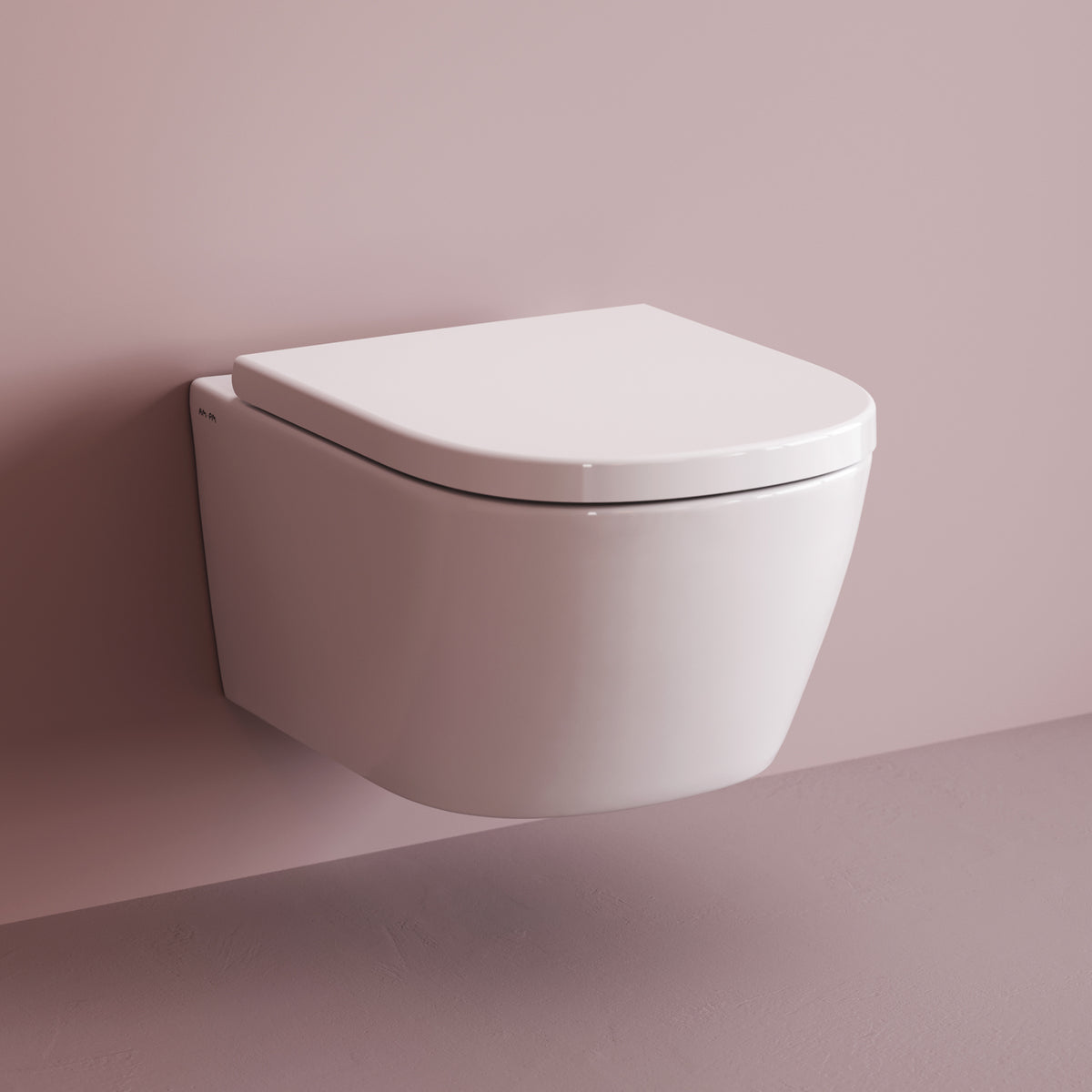 Toilettes suspendues sans bride Libre AquaSpin avec abattant–CLB1900PSC