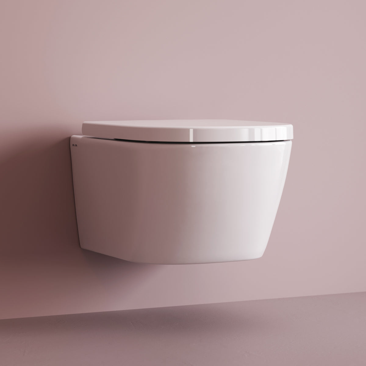 Toilettes suspendues sans bride Libre AquaSpin avec abattant–CLB1900PSC