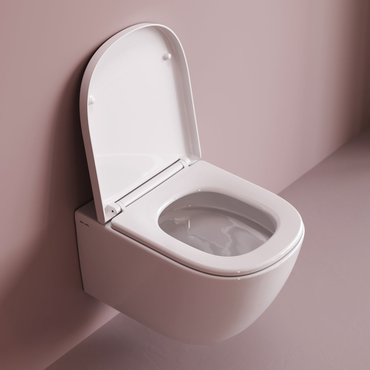 Toilettes suspendues sans bride Libre AquaSpin avec abattant–CLB1900PSC