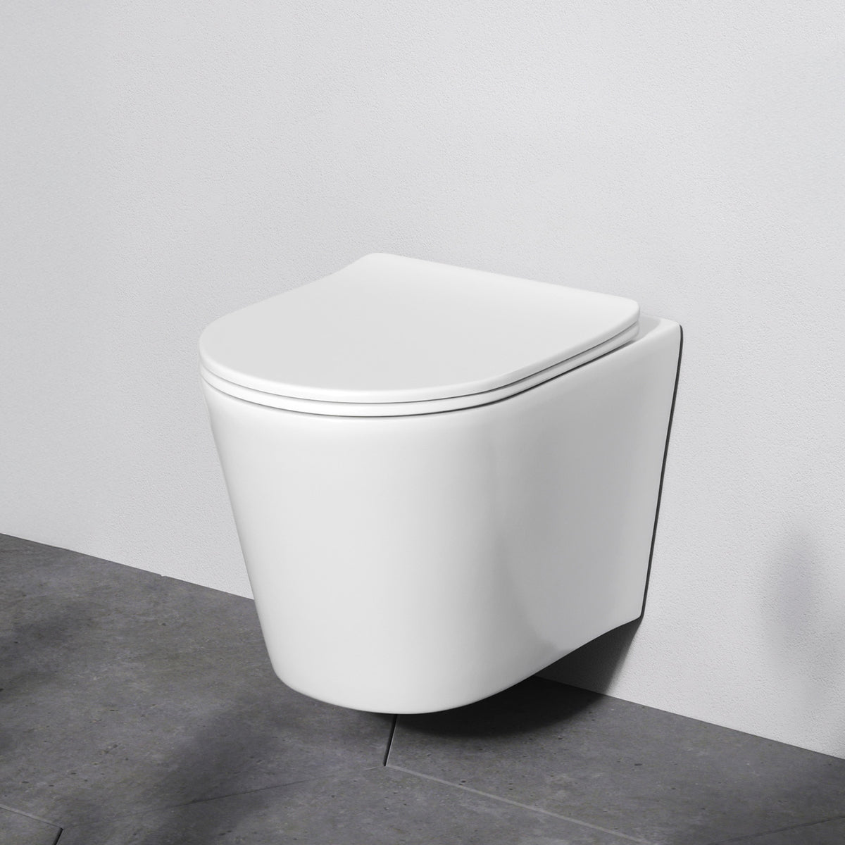 Wand-WC Spike AquaSpin spülrandlos mit WC-Sitz – CPA1900SC