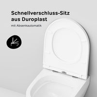 CSB1700SC Spirit V2.0 FlashClean Spülrandloses Wand-WC mit Softclosing-Sitzabdeckung | Online Store von AM.PM