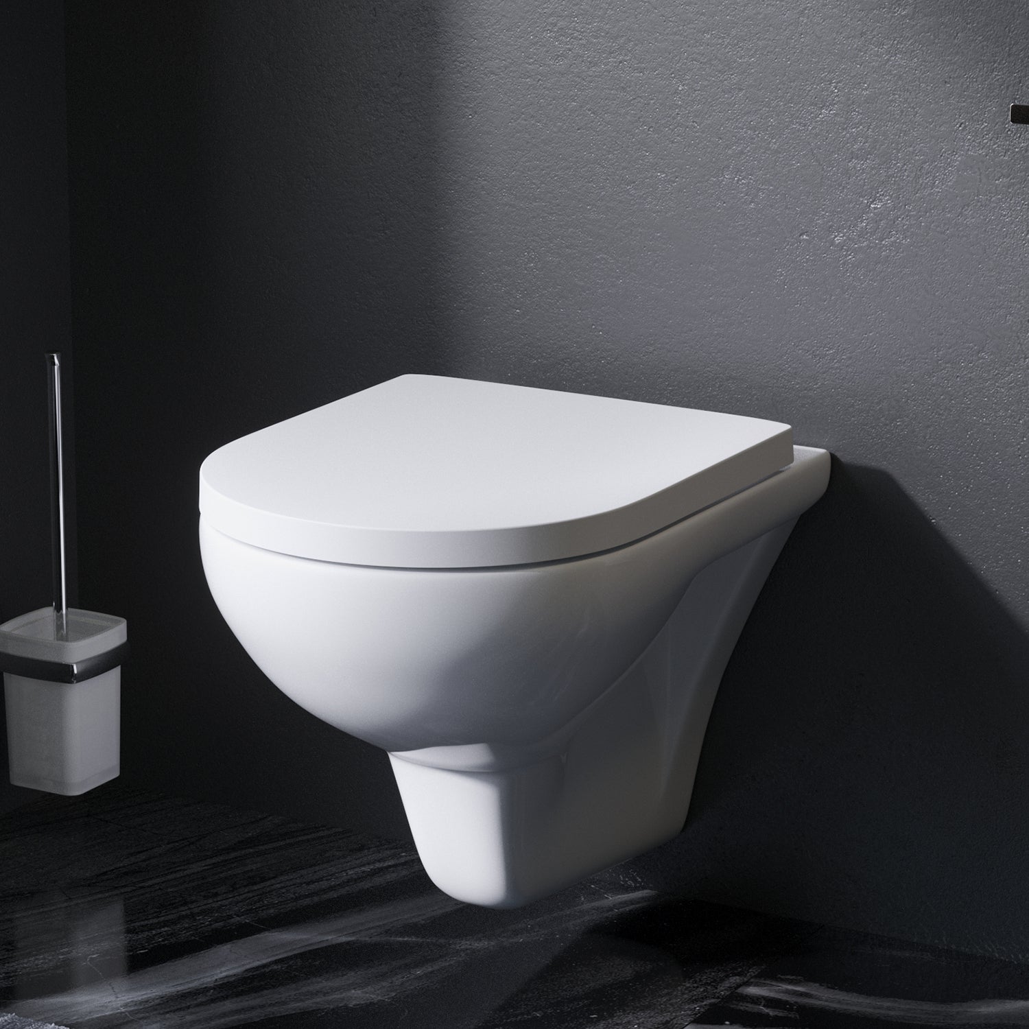 IIS90251.TA1700 Set: Wand-WC + Vorwandelement + Drückerplatte
