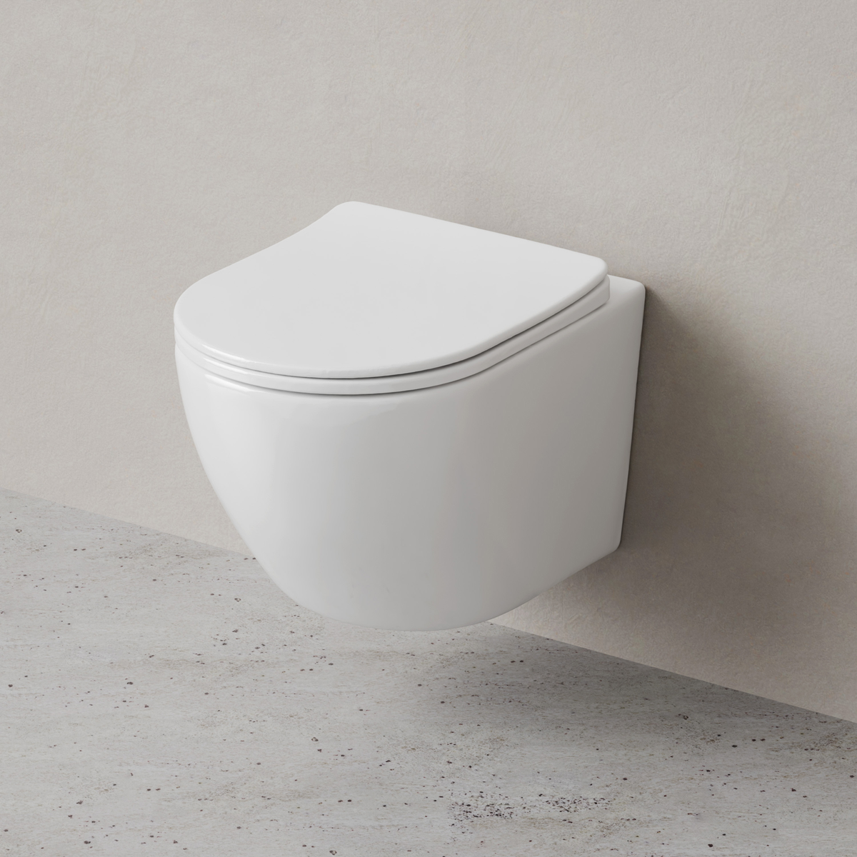 Wand-WC X-Joy S FlashClean spülrandlos mit WC-Sitz – CXB1701SC