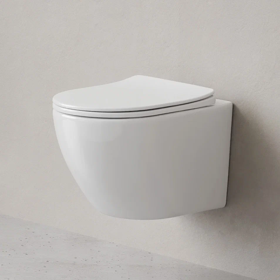 CXB1701SC Wand-WC mit Sitz X-Joy S FlashClean Tiefspül-WC Spülrandlos Hänge WC mit Toilettendeckel