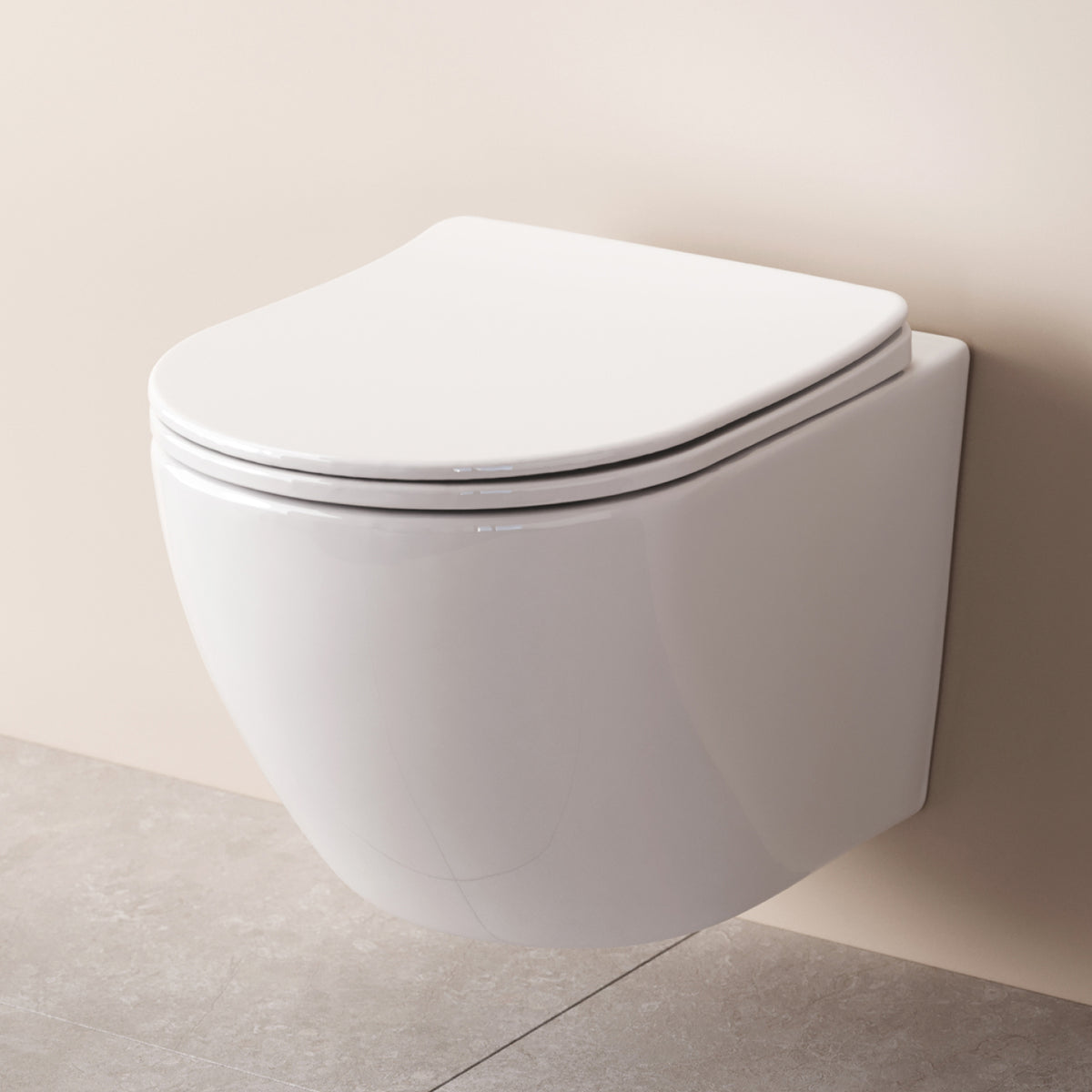 Wand-WC X-Joy S FlashClean spülrandlos mit WC-Sitz – CXB1701SC