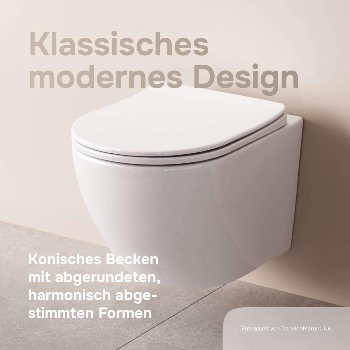 Wand-WC X-Joy S FlashClean spülrandlos mit WC-Sitz – CXB1701SC