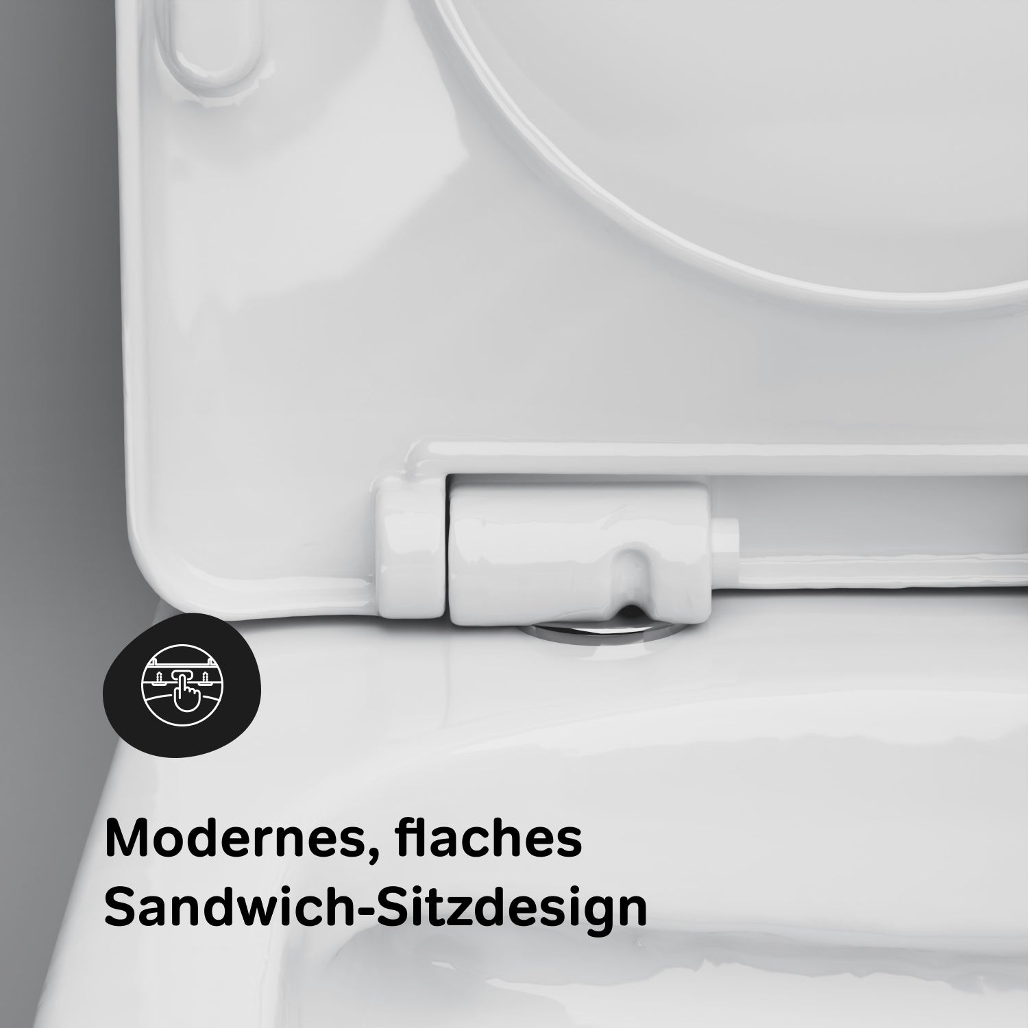 CXB1701SC Wand-WC mit Sitz X-Joy S FlashClean Tiefspül-WC Spülrandlos Hänge WC mit Toilettendeckel