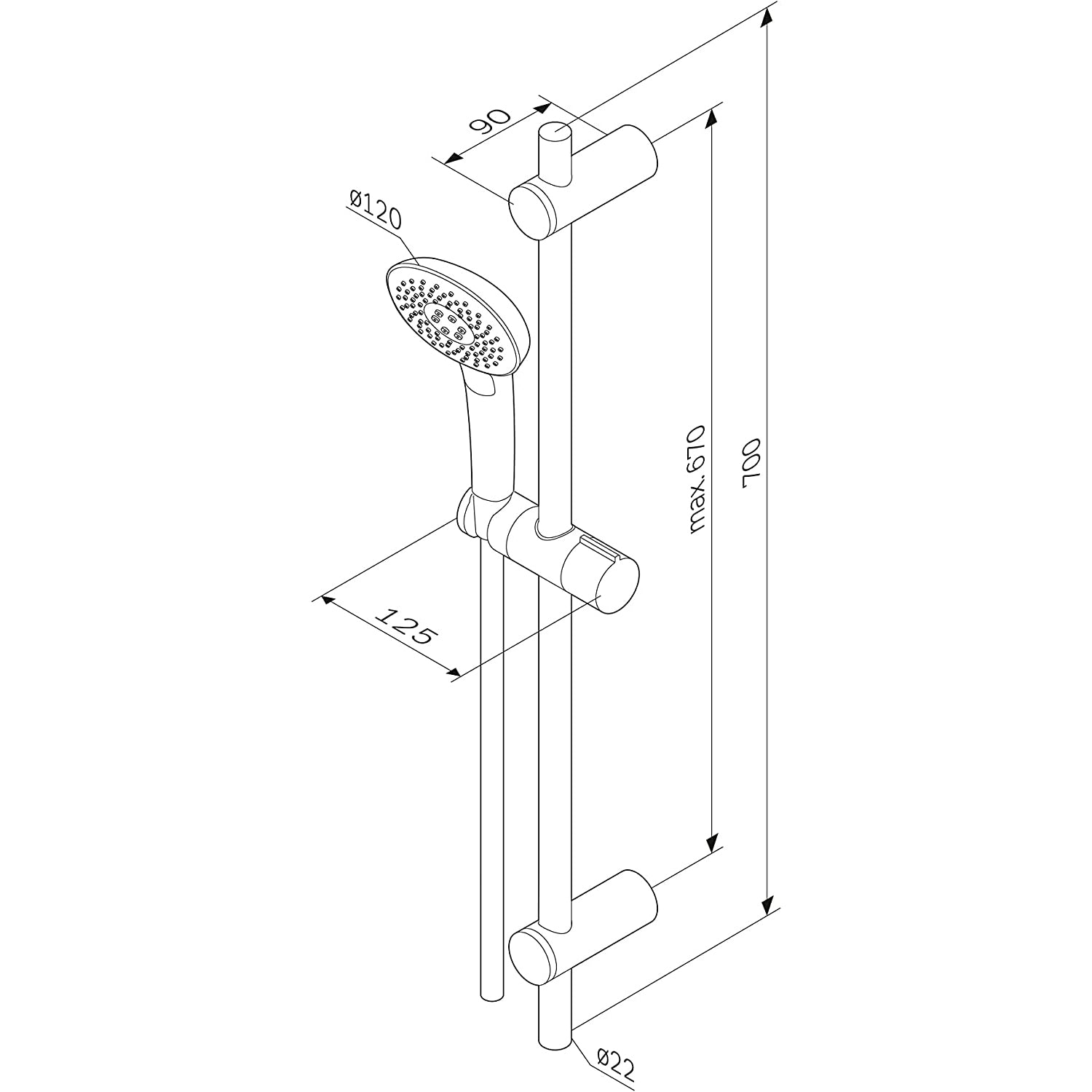 F428LA56 Like Armaturen-Set: Thermostat Duscharmatur und Duschset | Online Store von AM.PM