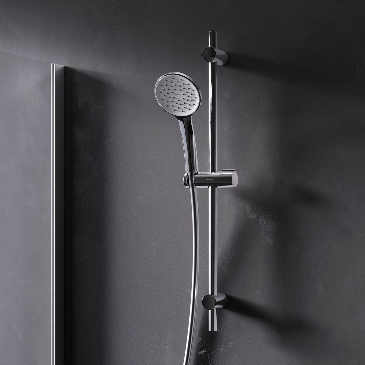 duschsets Duschset Hit mit Stange und Handbrause aus Edelstahl für die Dusche Länge:110