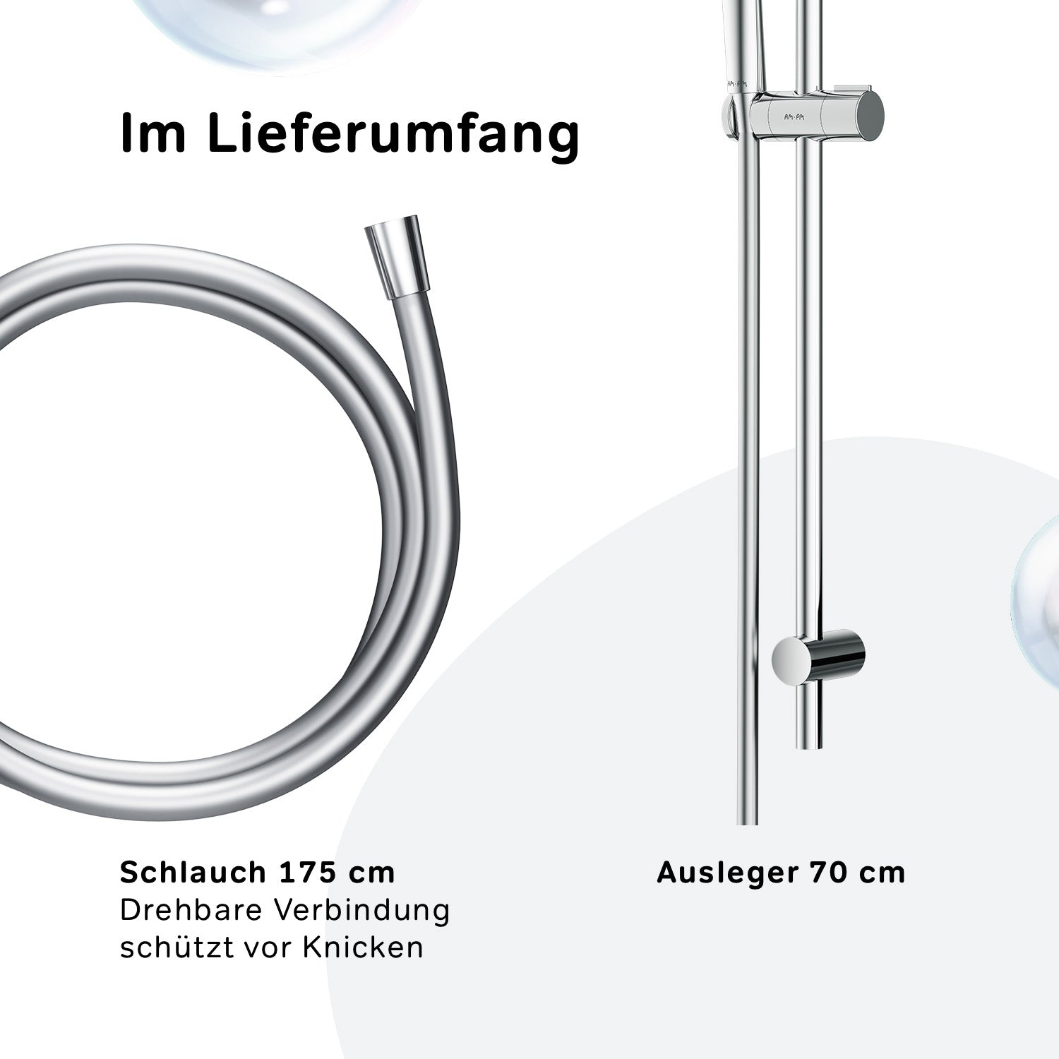 F01XA000 Duschset X-Joy Brausegarnitur Stangenbrause-Set