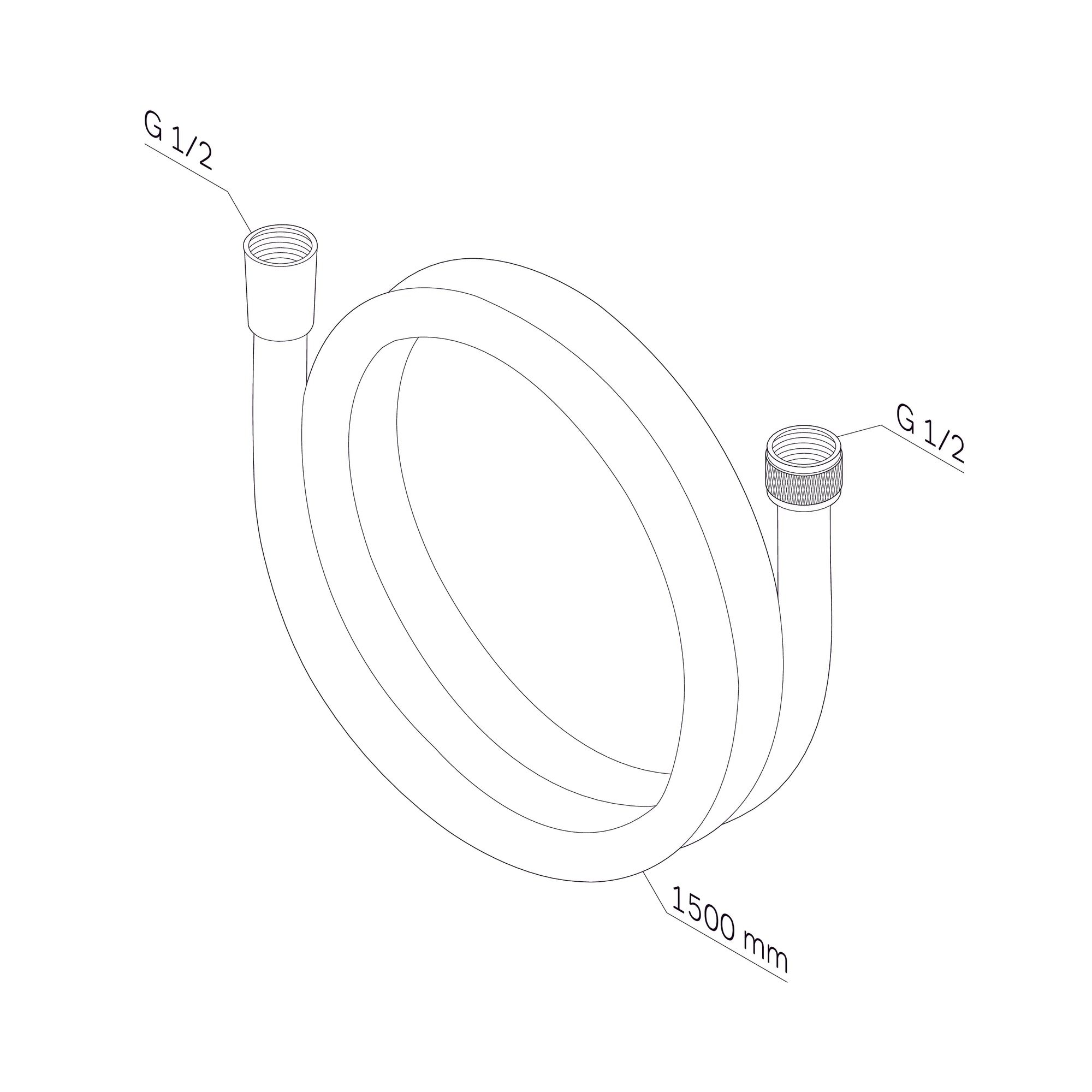 F0415B22 AM.PM Duschschlauch 150 cm