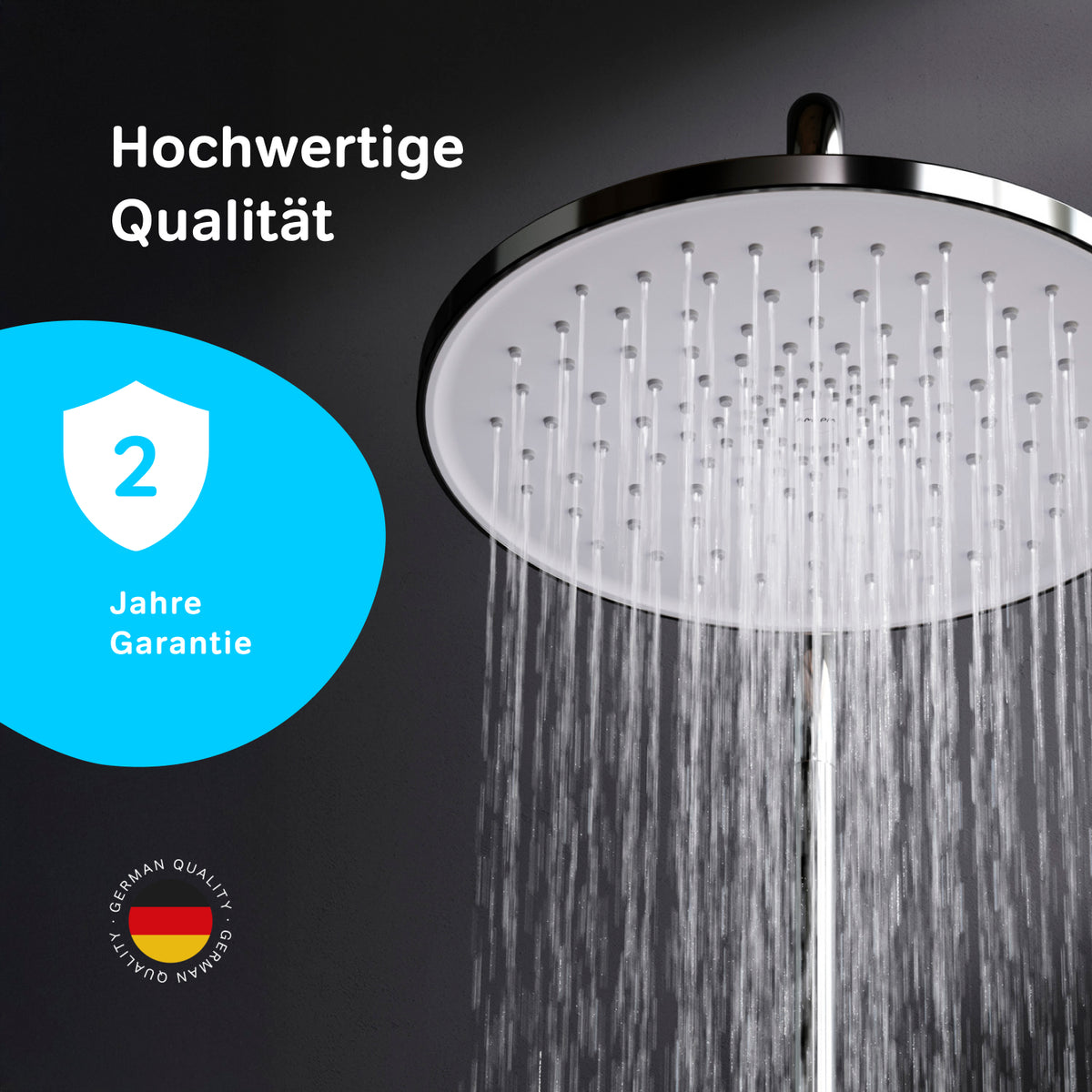 Jeu de douche à pluie 25 cm–F058Y000