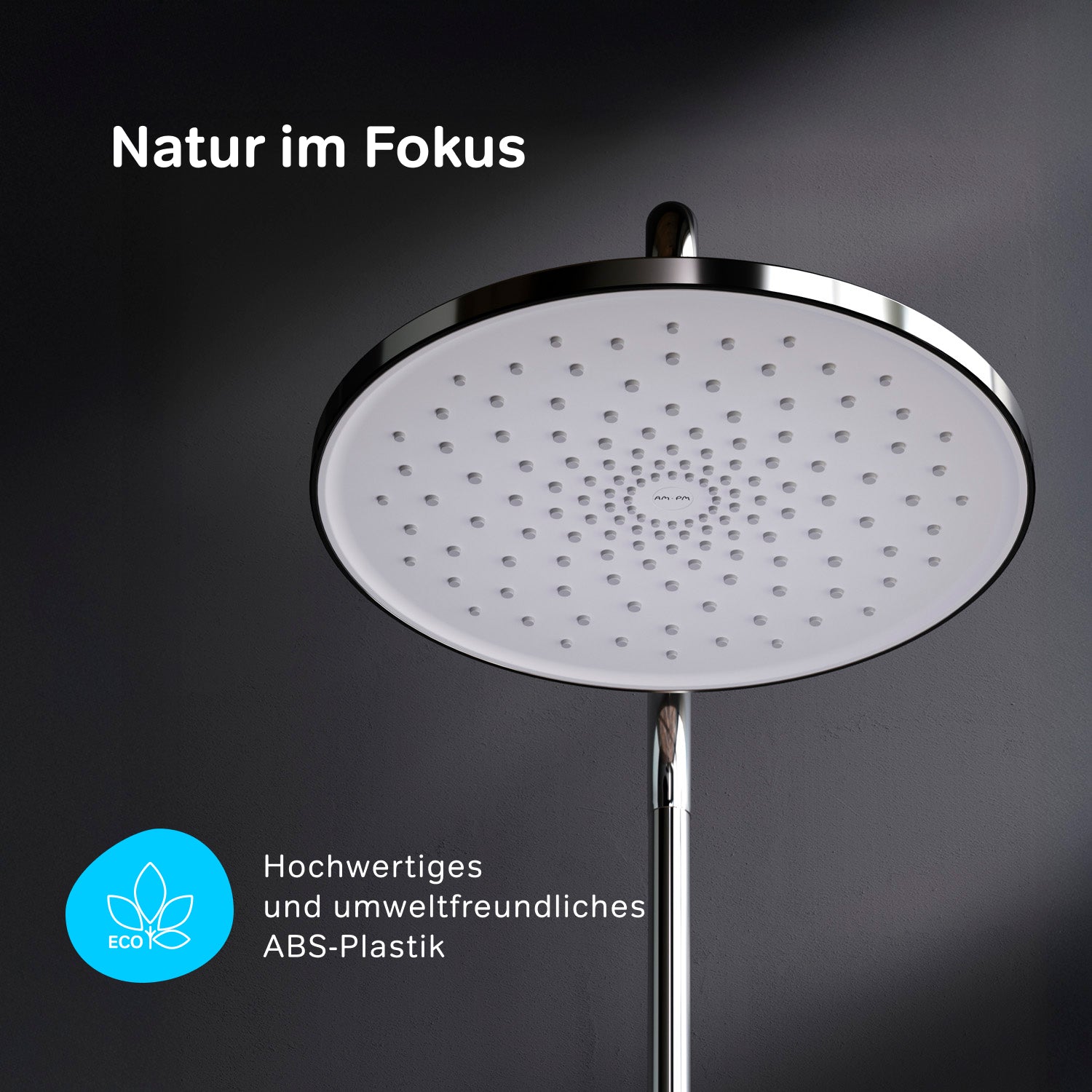 F058Y000 Duschkopf Play Regendushe 25 cm