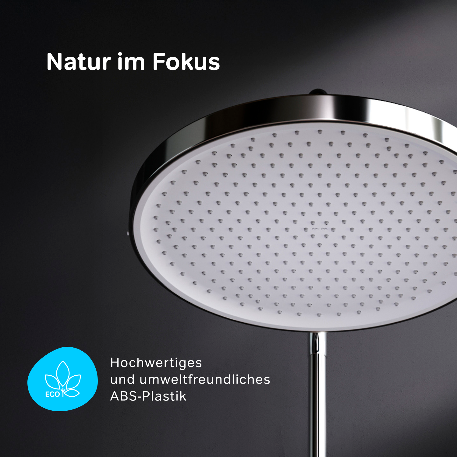 F058Y100 Duschkopf Play Regendushe 30 cm