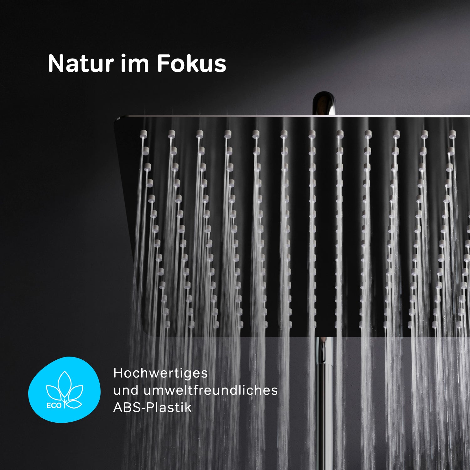 Pommeau de douche F059Y100 Effet pluie