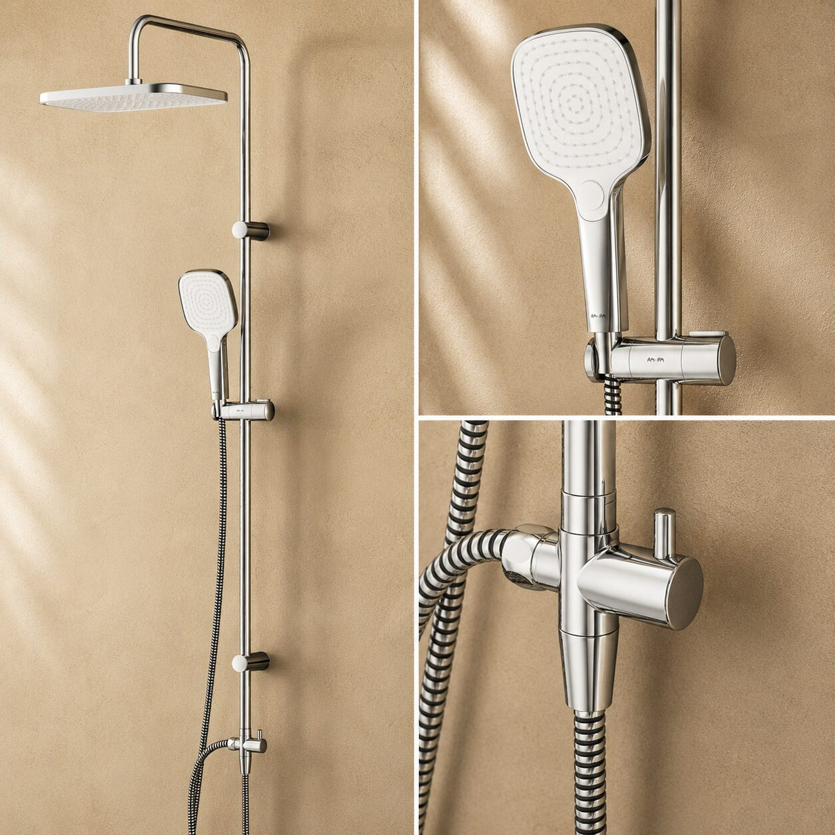 Duschsystem Play mit Regendusche – F078W000