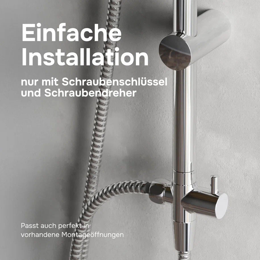 Système de douche ludique avec douche à effet pluie–F078W000