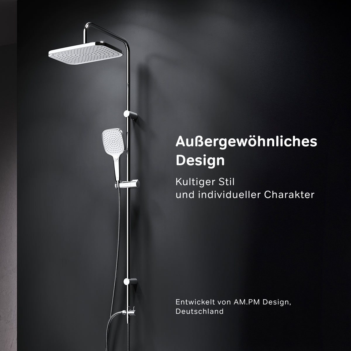 Duschsystem Play mit Regendusche – F078W000